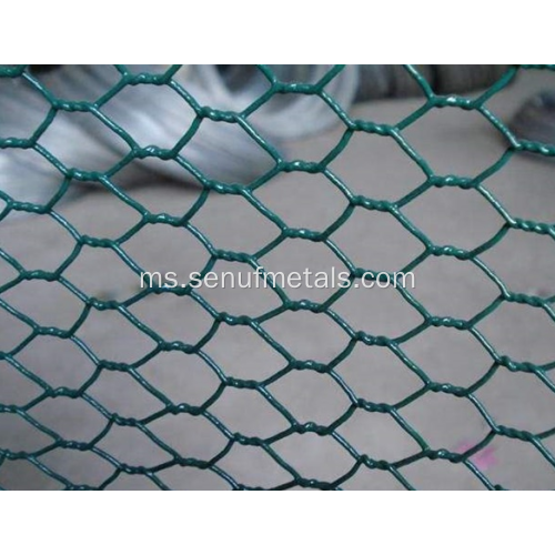 Hexagonal wire netting twist normal